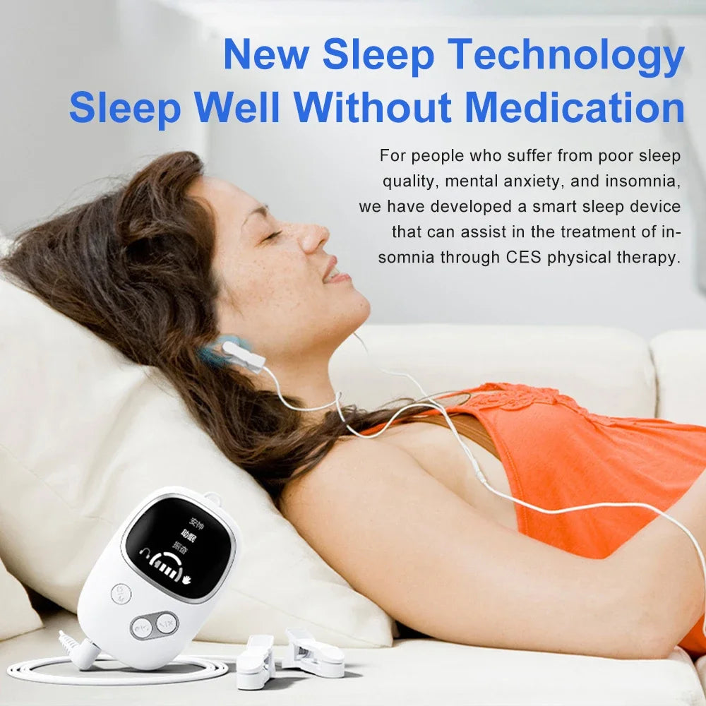Handheld Sleep Aid Device Relieve Insomnia Instrument Help Sleep Anxiety CES Therapy Relaxatio Pressure Relief Sleep Device