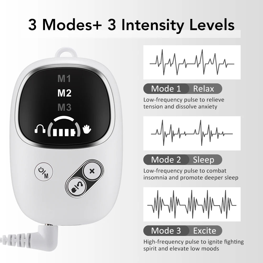 Handheld Sleep Aid Device Relieve Insomnia Instrument Help Sleep Anxiety CES Therapy Relaxatio Pressure Relief Sleep Device