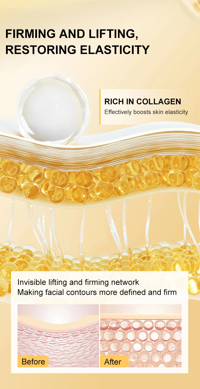 Collagen Anti Wrinkle Face Serum Whitening Hyaluronic Acid Anti Aging Facial Essence Lifting Firming Skin Care