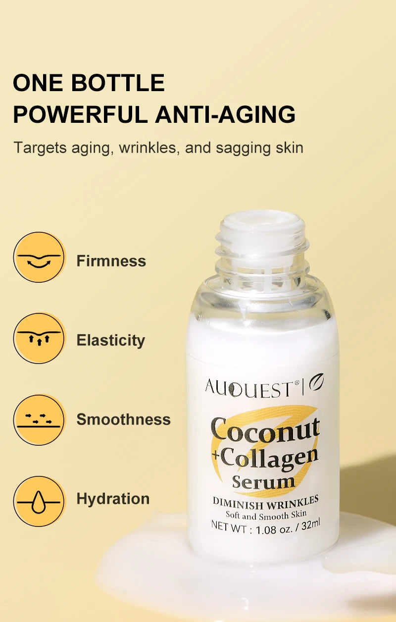 Collagen Anti Wrinkle Face Serum Whitening Hyaluronic Acid Anti Aging Facial Essence Lifting Firming Skin Care