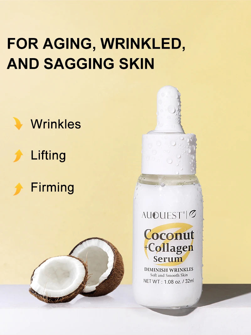 Collagen Anti Wrinkle Face Serum Whitening Hyaluronic Acid Anti Aging Facial Essence Lifting Firming Skin Care