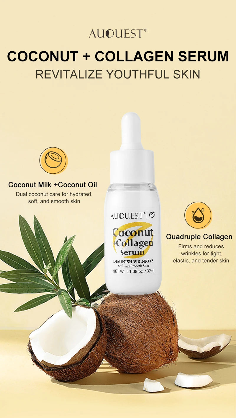 Collagen Anti Wrinkle Face Serum Whitening Hyaluronic Acid Anti Aging Facial Essence Lifting Firming Skin Care