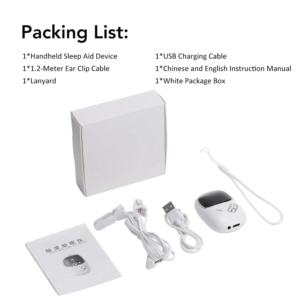 Handheld Sleep Aid Device Relieve Insomnia Instrument Help Sleep Anxiety CES Therapy Relaxatio Pressure Relief Sleep Device